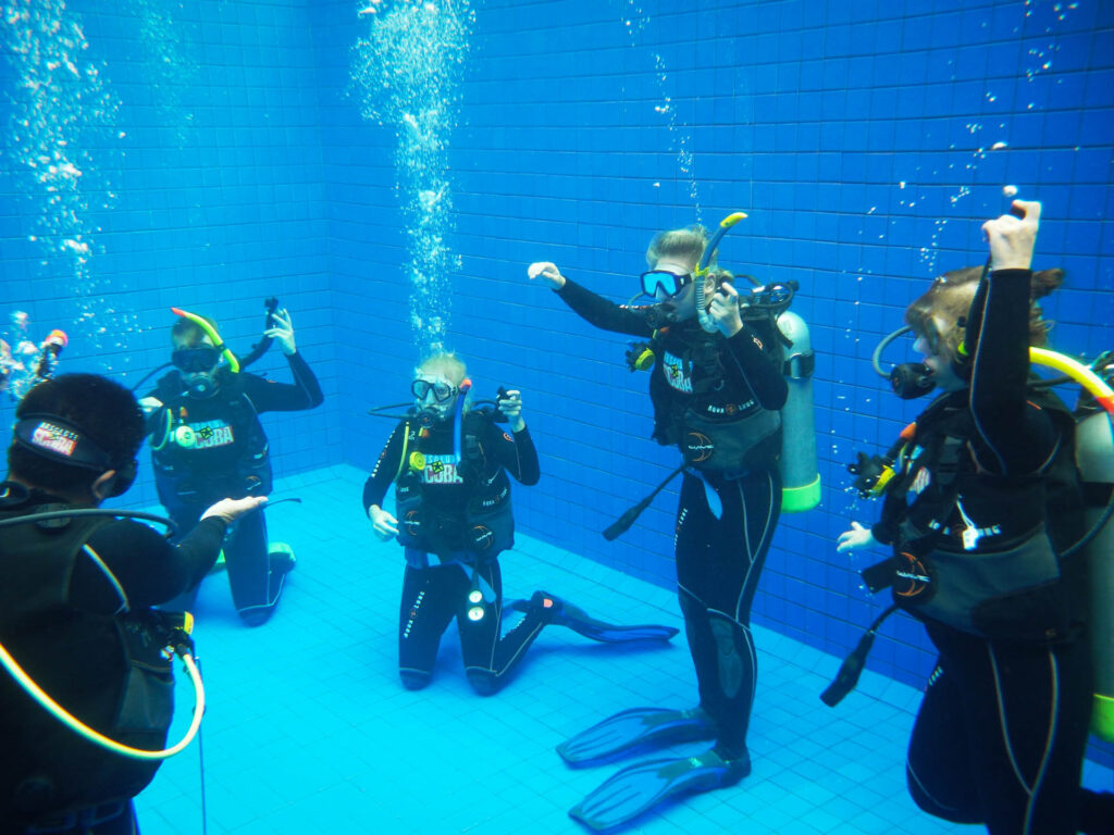 Scuba Course, Learning to Dive